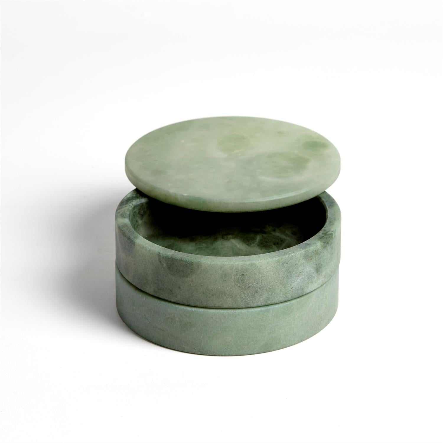 ALABASTER SWIVEL BOX-GREEN