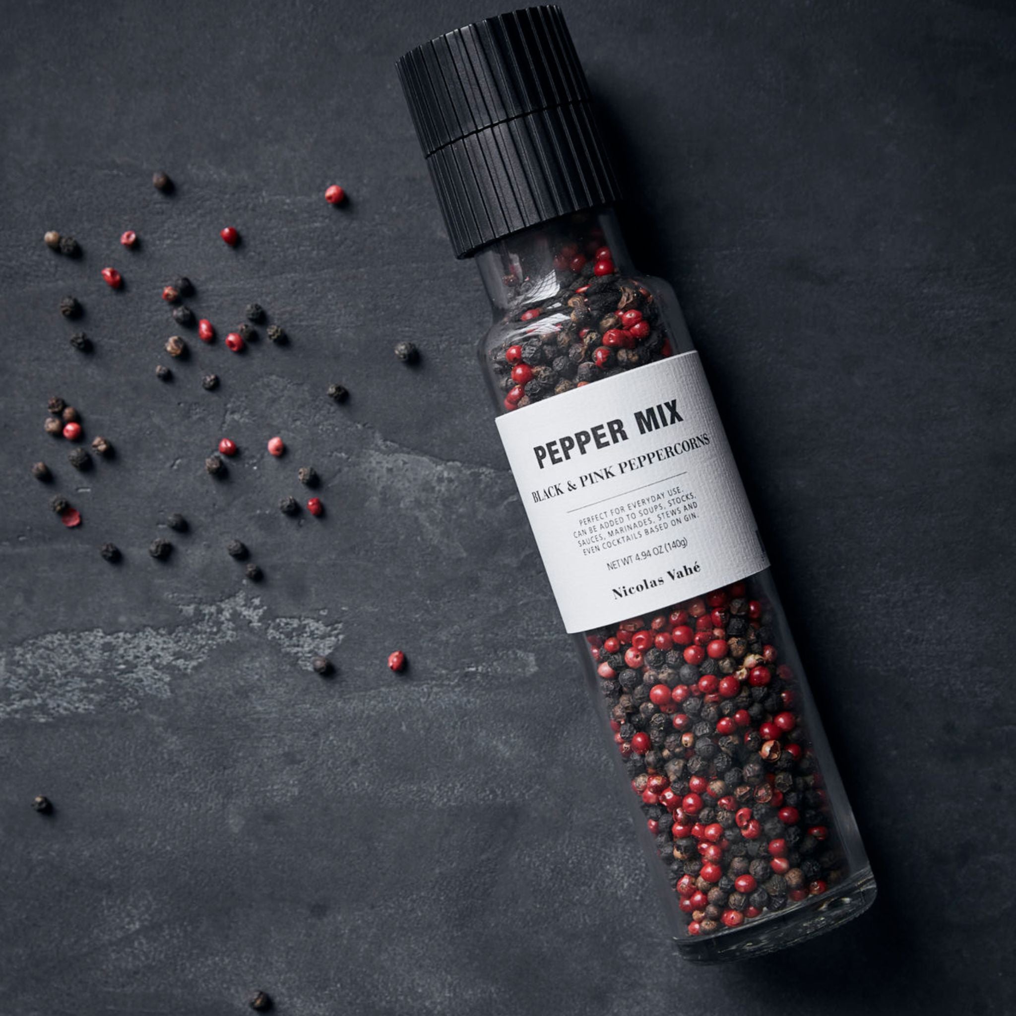 BLACK + PINK PEPPERCORNS - Simply Elevated Home Furnishings 