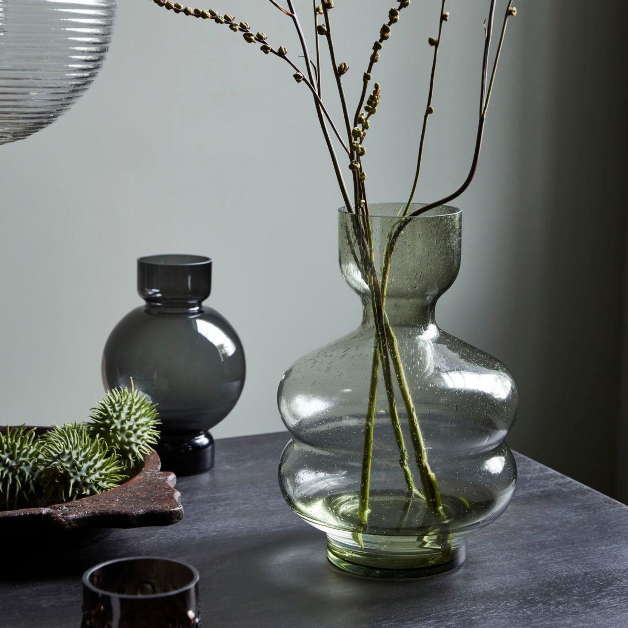 BUBBLE GREEN VASE - Simply Elevated Home Furnishings 