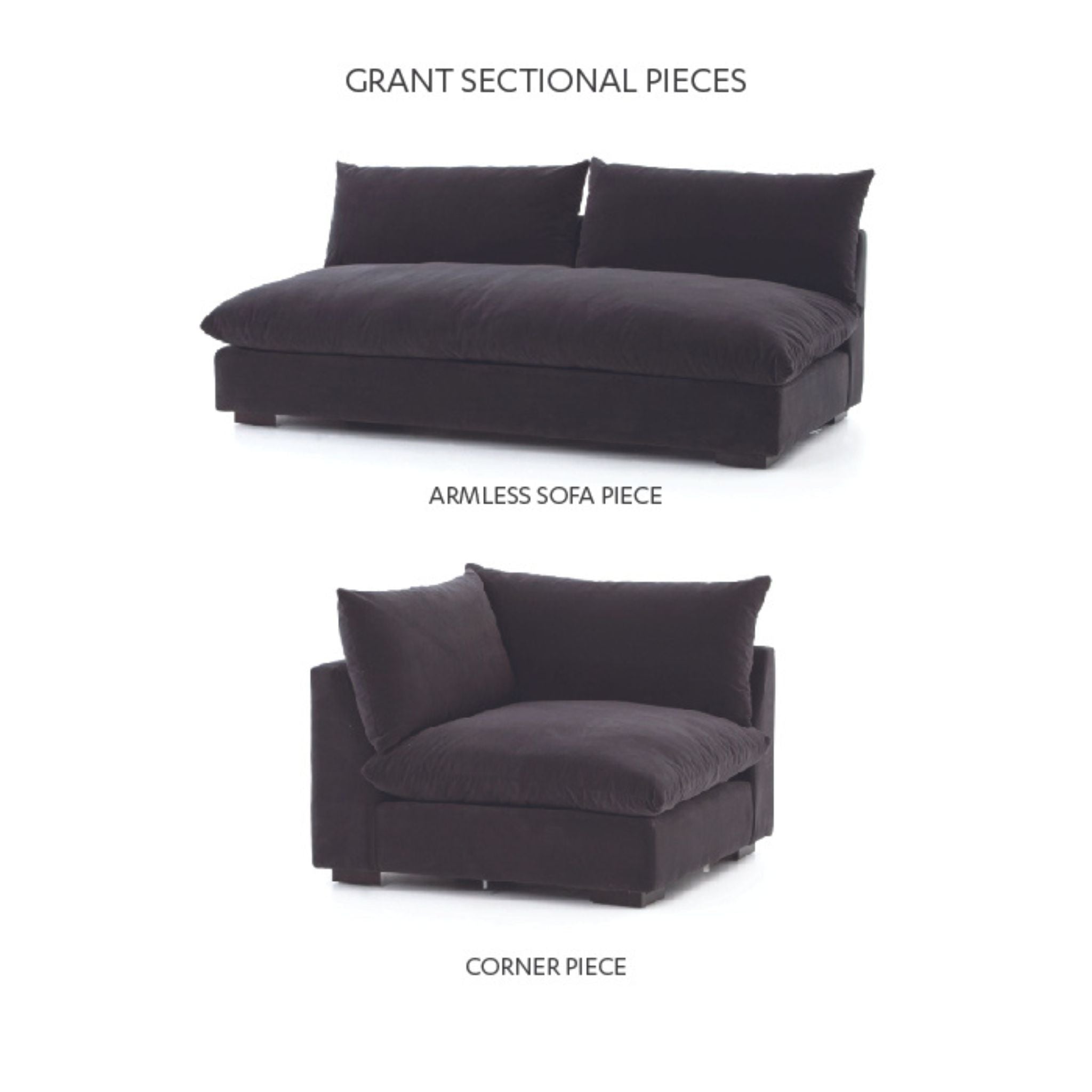 GRANT SECTIONAL - ARMLESS PIECE