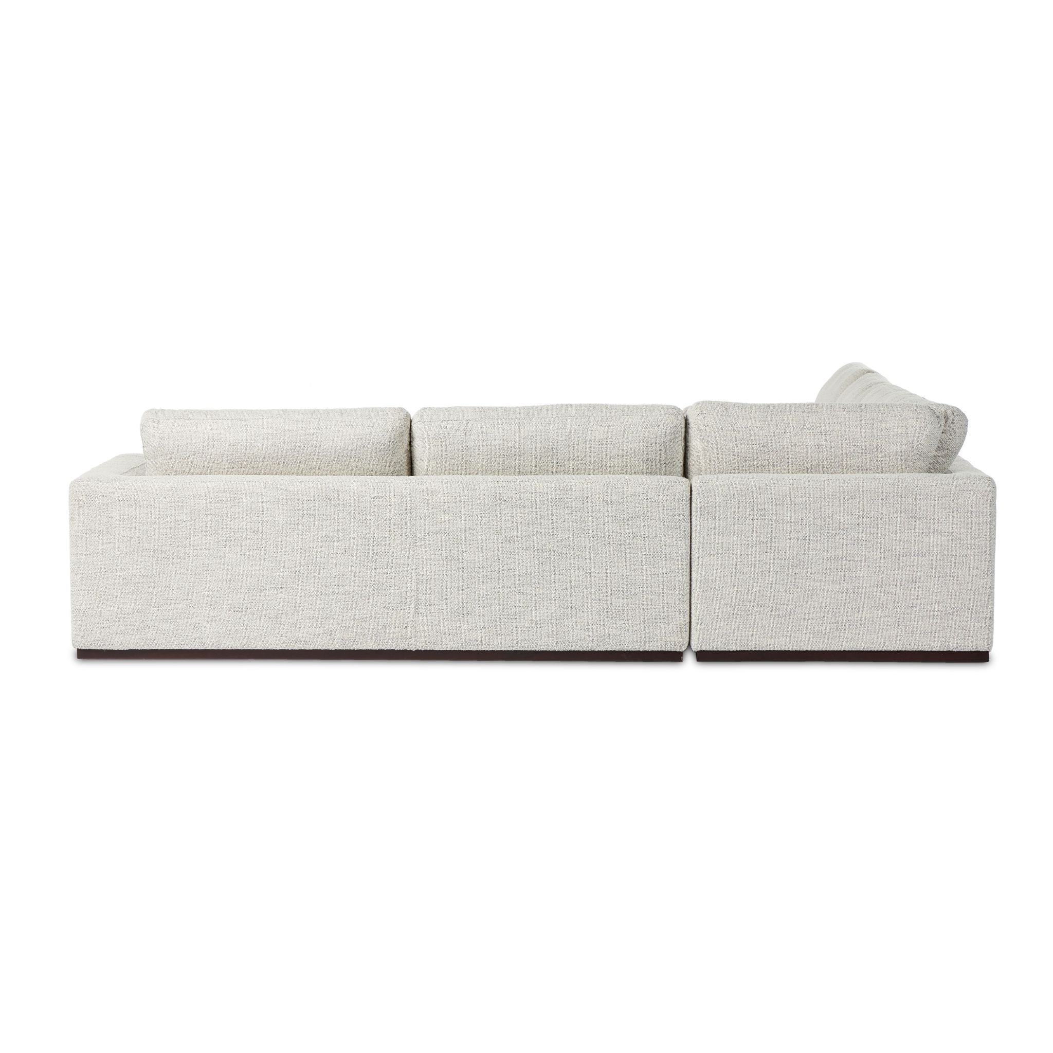 Simply Elevated - Elevate your space with our simply styled and incredibly comfortable four-piece sectional, designed for everyday lounging and relaxation.