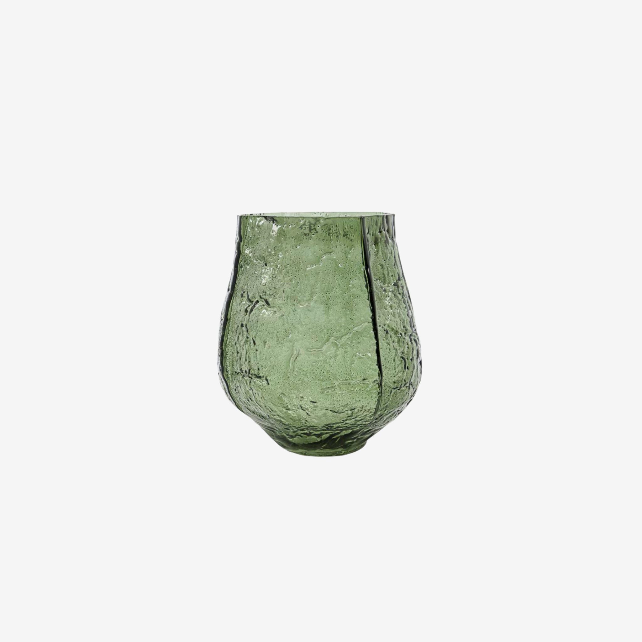 DARK GREEN VASE - Simply Elevated Home Furnishings 