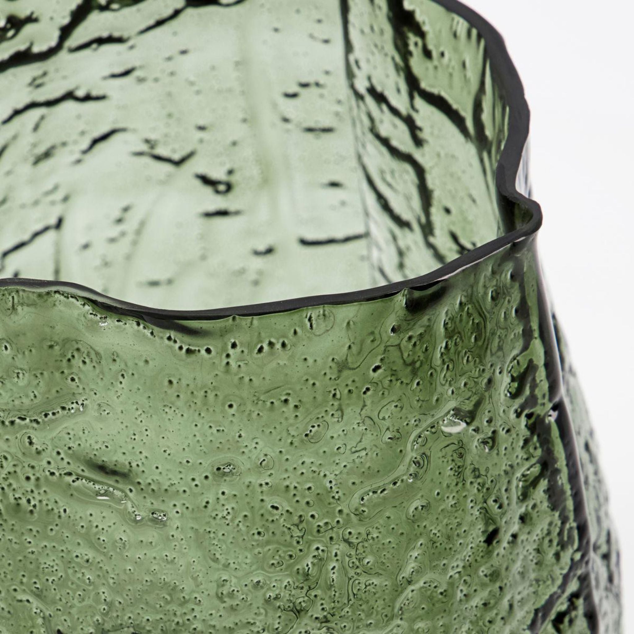 DARK GREEN VASE - Simply Elevated Home Furnishings 