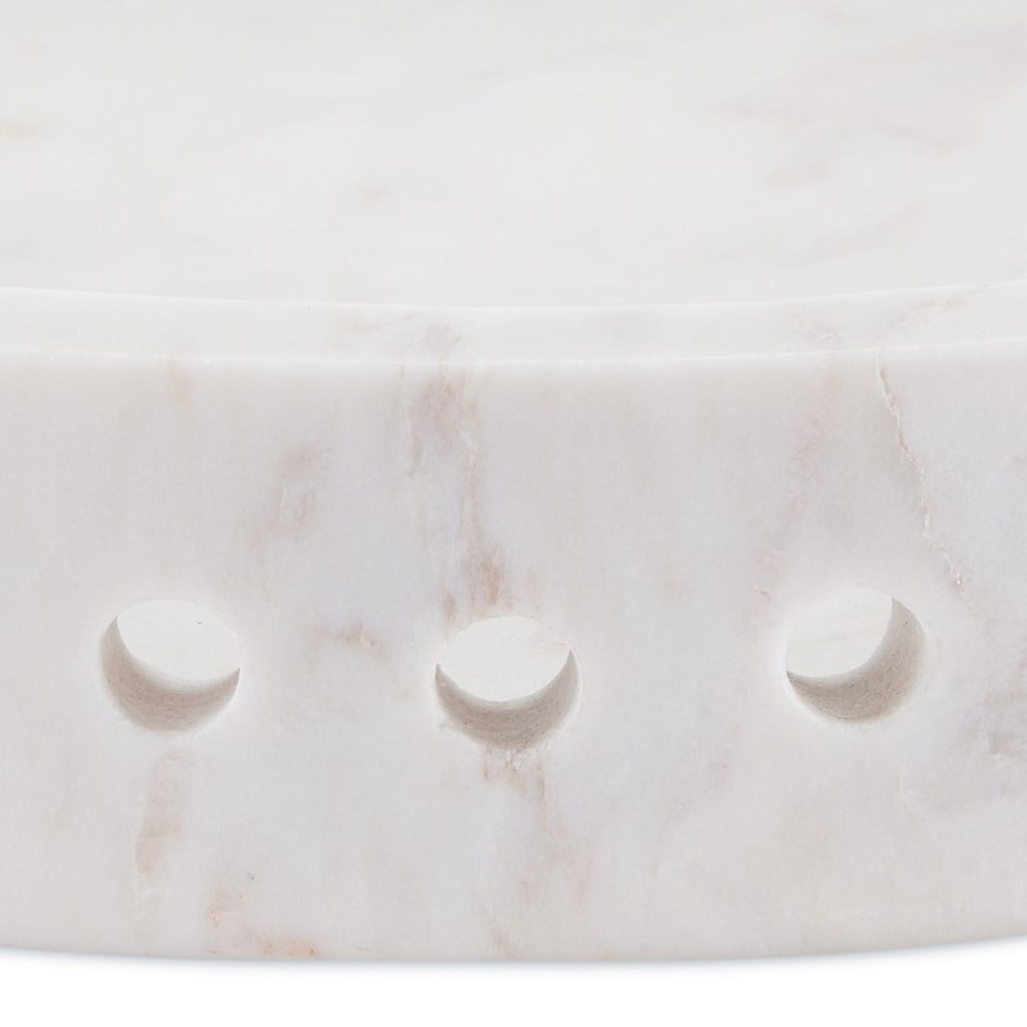 FREYA WHITE MARBLE LARGE TRAY