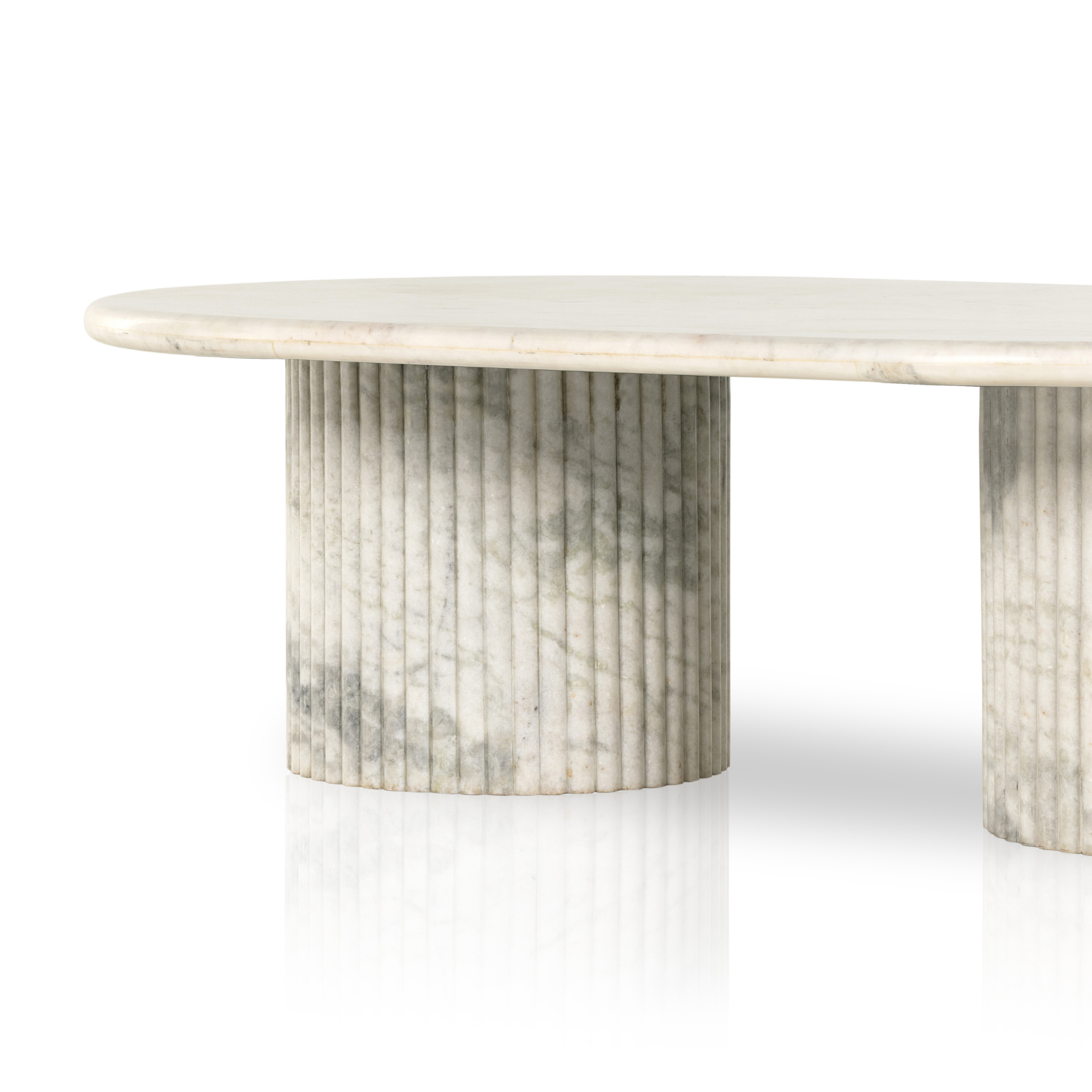 ORANDA COFFEE TABLE - WHITE MARBLE