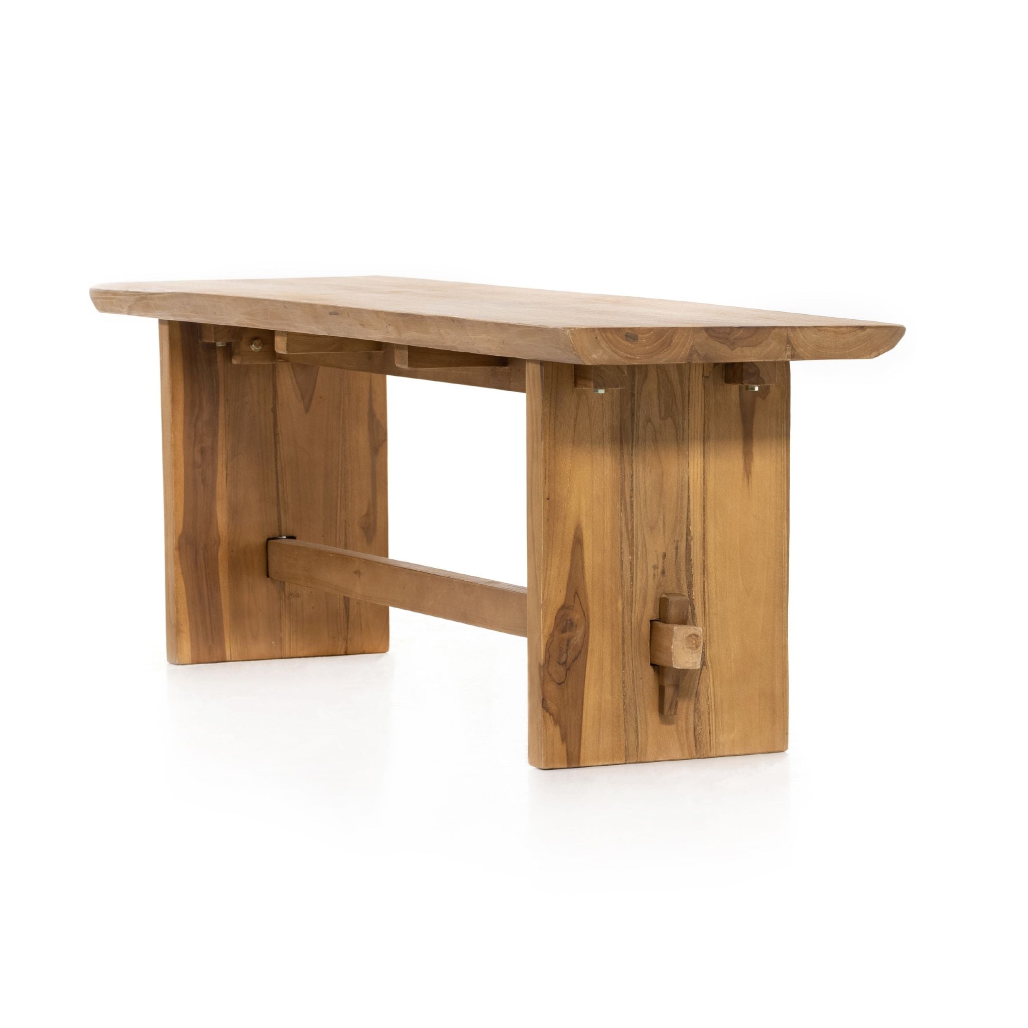 SABAN OUTDOOR BENCH-NATURAL TEAK