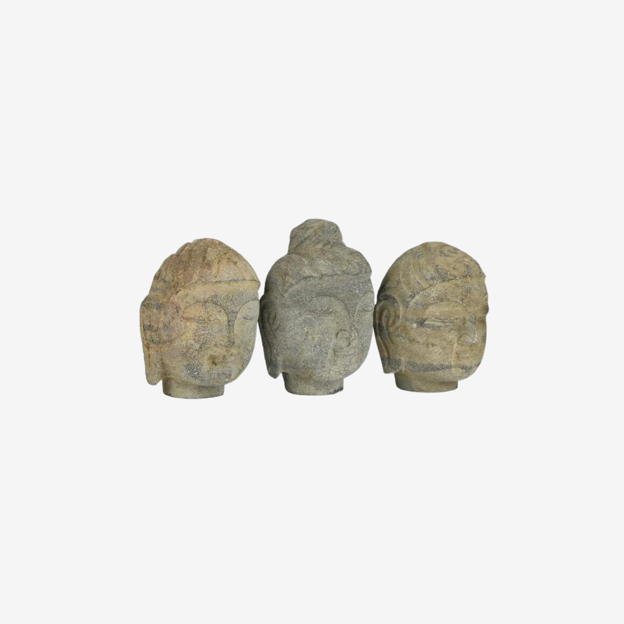 STONE BUDDHA HEAD - Simply Elevated Home Furnishings 