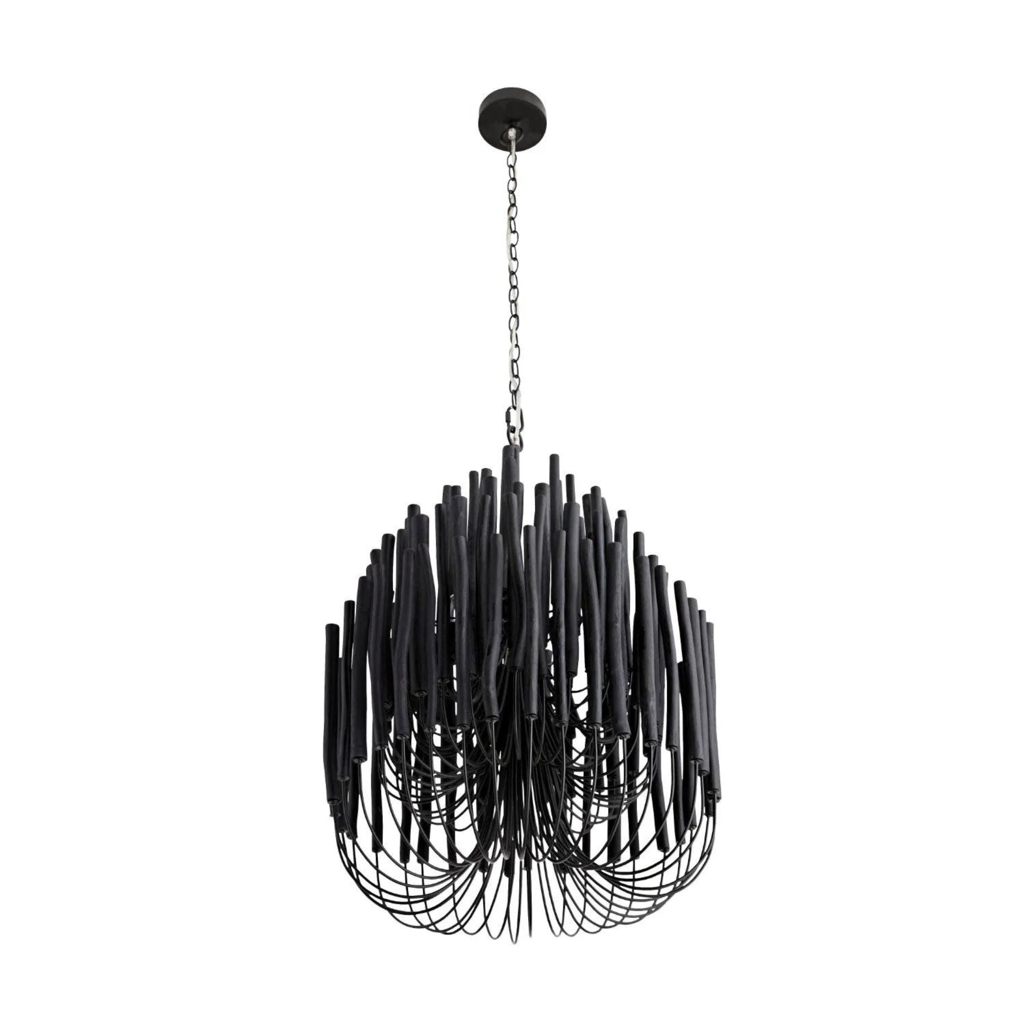 TILDA SMALL BLACK CHANDELIER